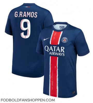 Paris Saint-Germain Goncalo Ramos #9 Hjemmebanetrøje 2024-25 Kortærmet